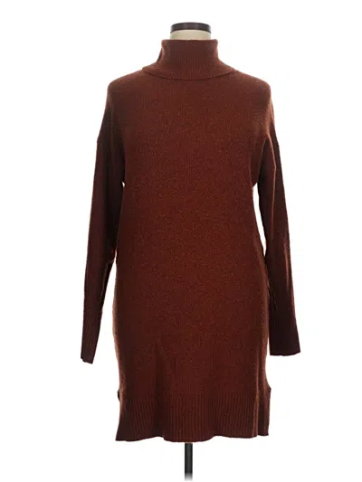 Pre-owned Adrienne Vittadini Casual Dress In Brown