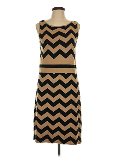 Pre-owned Adrienne Vittadini Casual Dress In Brown