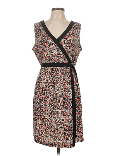 Pre-owned Adrienne Vittadini Casual Dress In Brown