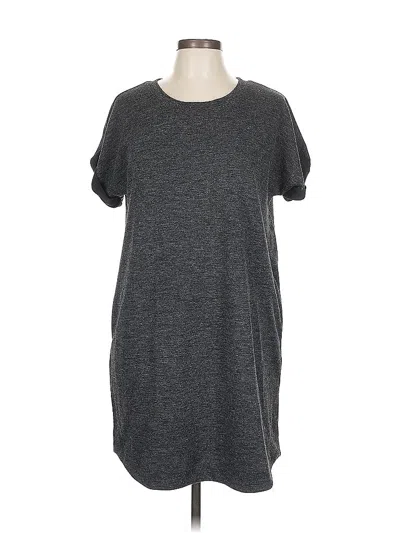 Pre-owned Adrienne Vittadini Casual Dress In Gray