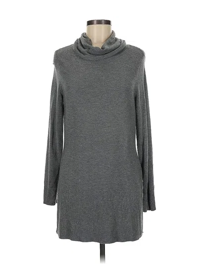 Pre-owned Adrienne Vittadini Casual Dress In Gray