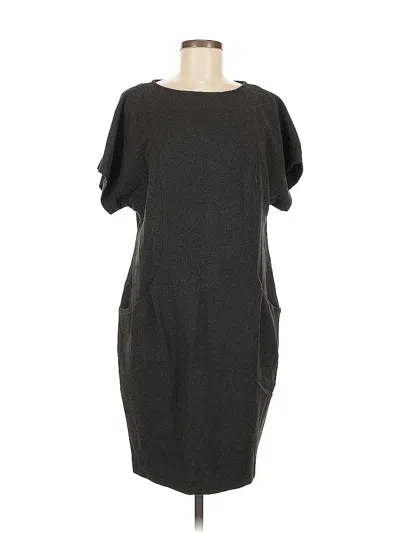Pre-owned Adrienne Vittadini Casual Dress In Gray