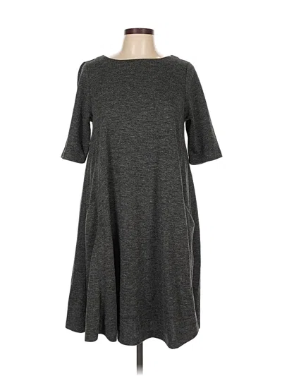 Pre-owned Adrienne Vittadini Casual Dress In Gray