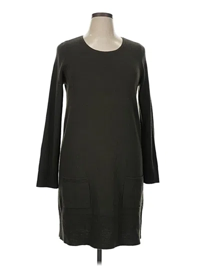 Pre-owned Adrienne Vittadini Casual Dress In Gray