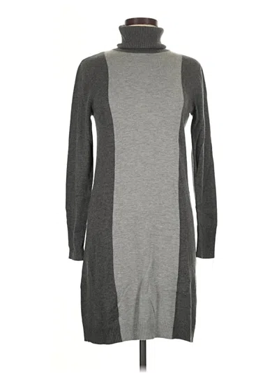 Pre-owned Adrienne Vittadini Casual Dress In Gray