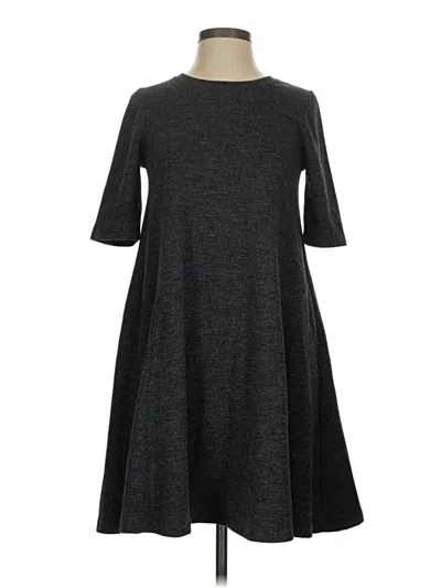 Pre-owned Adrienne Vittadini Casual Dress In Gray