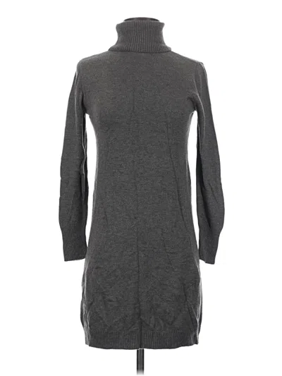 Pre-owned Adrienne Vittadini Casual Dress In Gray
