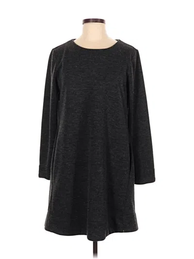 Pre-owned Adrienne Vittadini Casual Dress In Gray