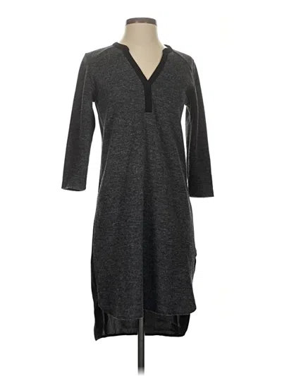 Pre-owned Adrienne Vittadini Casual Dress In Gray