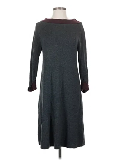 Pre-owned Adrienne Vittadini Casual Dress In Gray