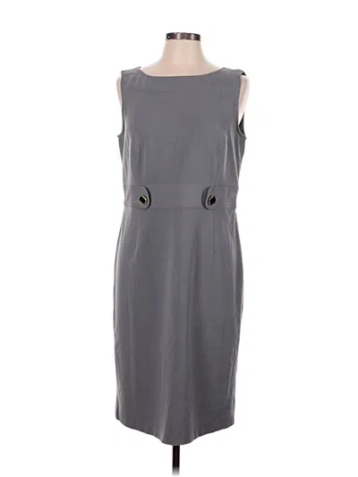 Pre-owned Adrienne Vittadini Casual Dress In Gray