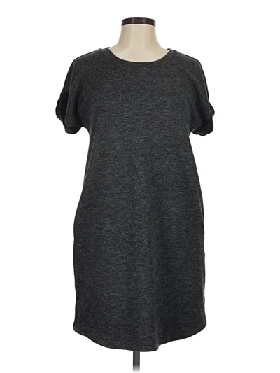 Pre-owned Adrienne Vittadini Casual Dress In Gray