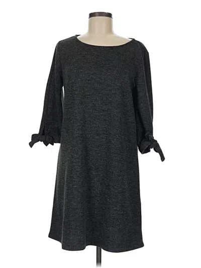 Pre-owned Adrienne Vittadini Casual Dress In Gray