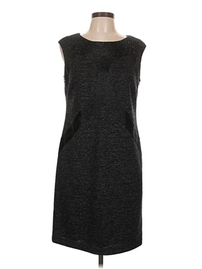 Pre-owned Adrienne Vittadini Casual Dress In Gray