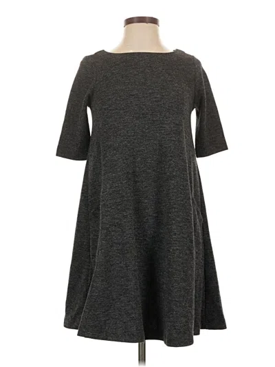 Pre-owned Adrienne Vittadini Casual Dress In Gray