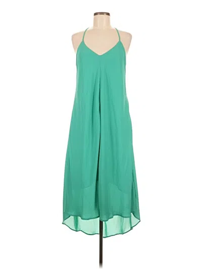 Pre-owned Adrienne Vittadini Casual Dress In Green