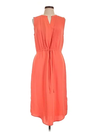 Pre-owned Adrienne Vittadini Casual Dress In Orange