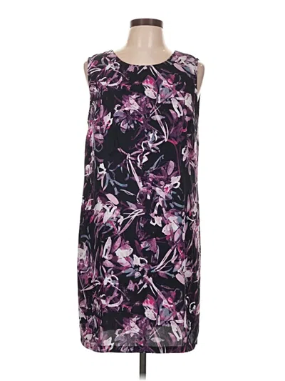 Pre-owned Adrienne Vittadini Casual Dress In Purple