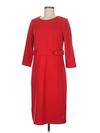 Pre-owned Adrienne Vittadini Casual Dress In Red