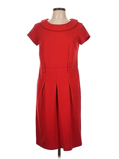 Pre-owned Adrienne Vittadini Casual Dress In Red