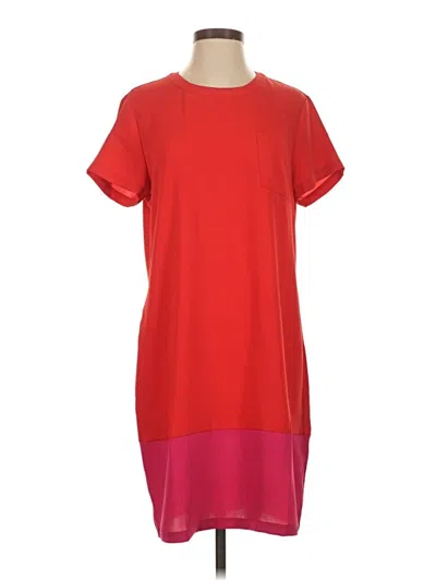 Pre-owned Adrienne Vittadini Casual Dress In Red