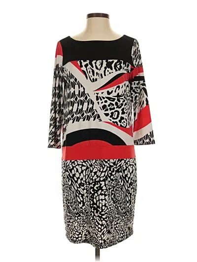 Pre-owned Adrienne Vittadini Casual Dress In Red