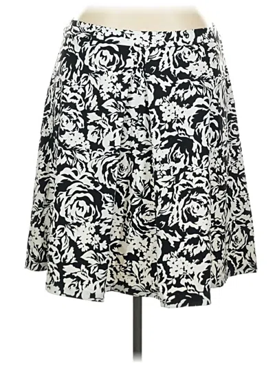 Pre-owned Adrienne Vittadini Casual Skirt In Black
