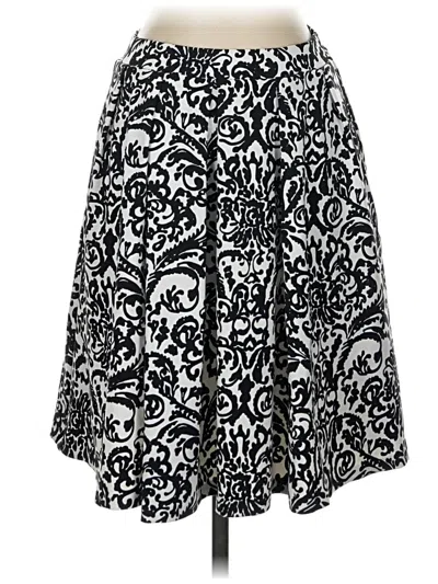 Pre-owned Adrienne Vittadini Casual Skirt In Black