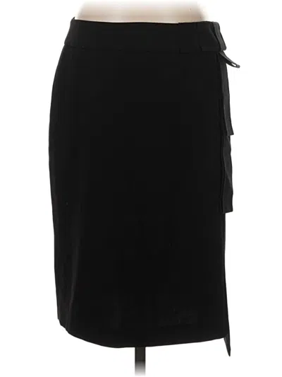 Pre-owned Adrienne Vittadini Casual Skirt In Black
