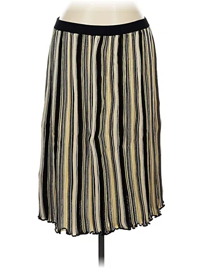 Pre-owned Adrienne Vittadini Casual Skirt In Gold