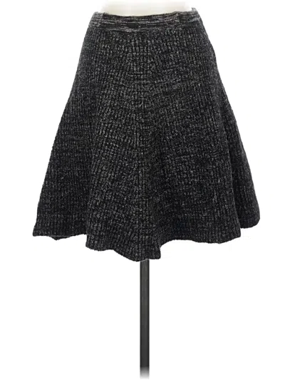 Pre-owned Adrienne Vittadini Casual Skirt In Gray