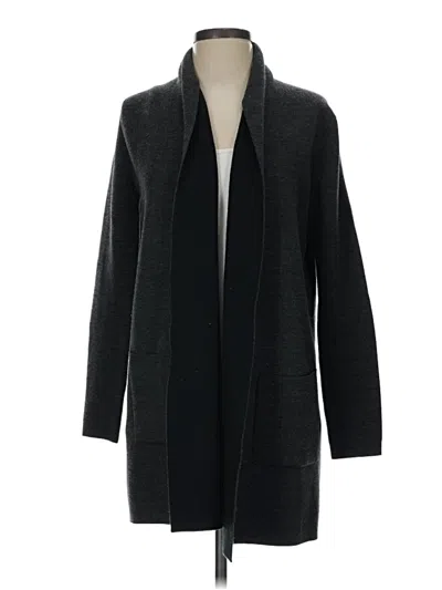 Pre-owned Adrienne Vittadini Coat In Gray