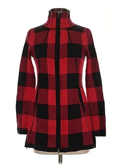 Pre-owned Adrienne Vittadini Coat In Red
