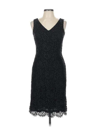 Pre-owned Adrienne Vittadini Cocktail Dress In Black