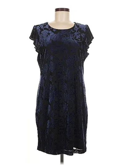 Adrienne Vittadini Cocktail Dress In Blue