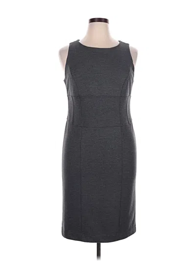 Pre-owned Adrienne Vittadini Cocktail Dress In Gray