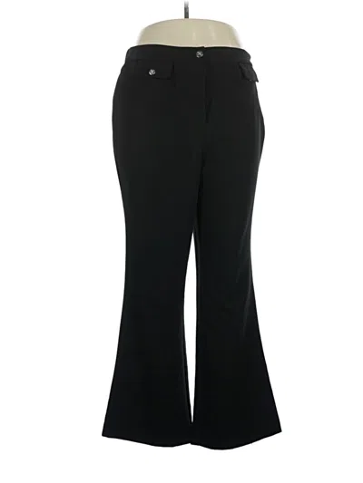 Pre-owned Adrienne Vittadini Dress Pants In Black