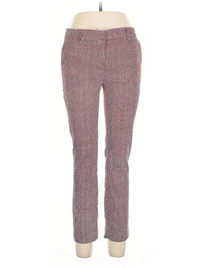 Pre-owned Adrienne Vittadini Dress Pants In Burgundy