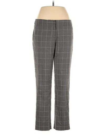 Pre-owned Adrienne Vittadini Dress Pants In Gray
