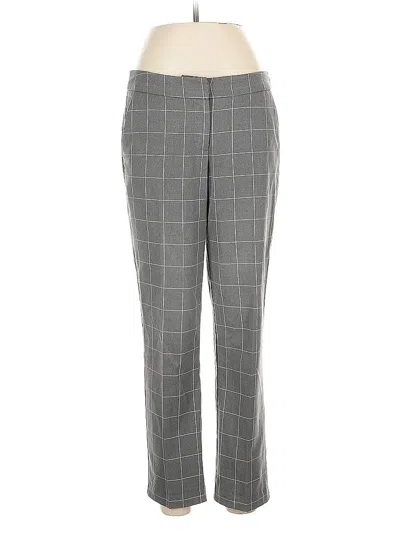 Pre-owned Adrienne Vittadini Dress Pants In Gray