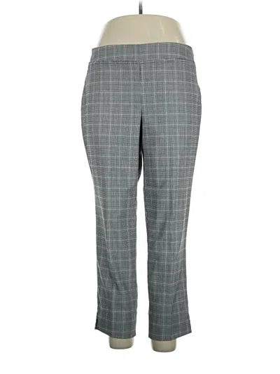 Pre-owned Adrienne Vittadini Dress Pants In Gray