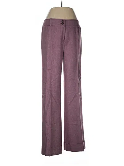 Pre-owned Adrienne Vittadini Dress Pants In Purple