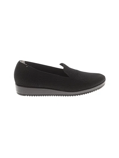Pre-owned Adrienne Vittadini Flats In Black