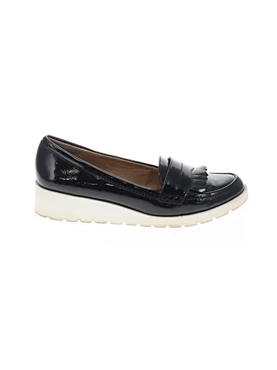 Pre-owned Adrienne Vittadini Flats In Black