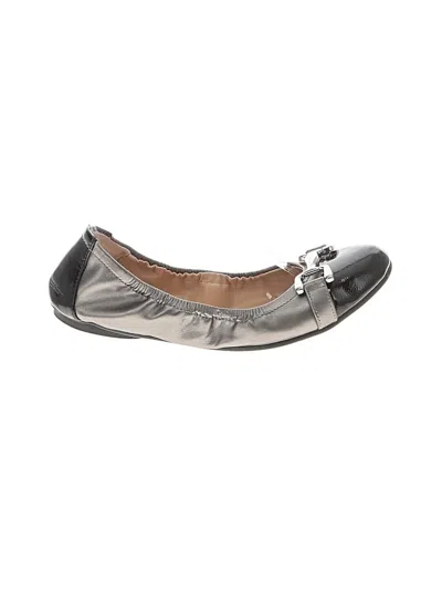 Pre-owned Adrienne Vittadini Flats In Silver