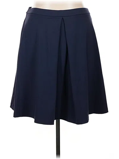Pre-owned Adrienne Vittadini Formal Skirt In Blue