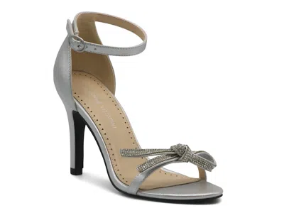 Adrienne Vittadini Gertie Sandal In Silver