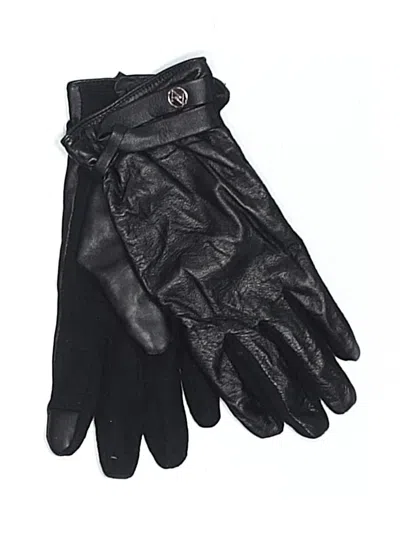 Pre-owned Adrienne Vittadini Gloves In Black