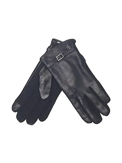 Pre-owned Adrienne Vittadini Gloves In Black