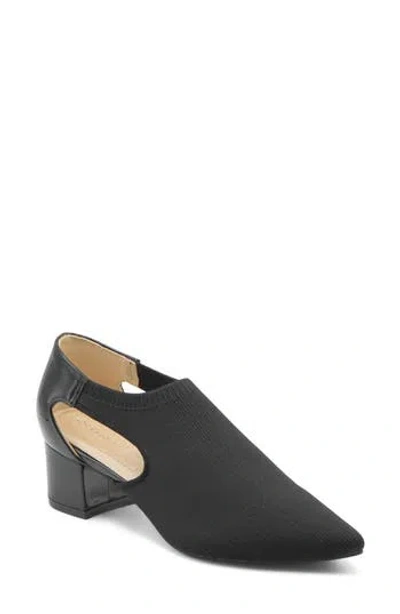 Adrienne Vittadini Gracee Cutout Bootie In Black